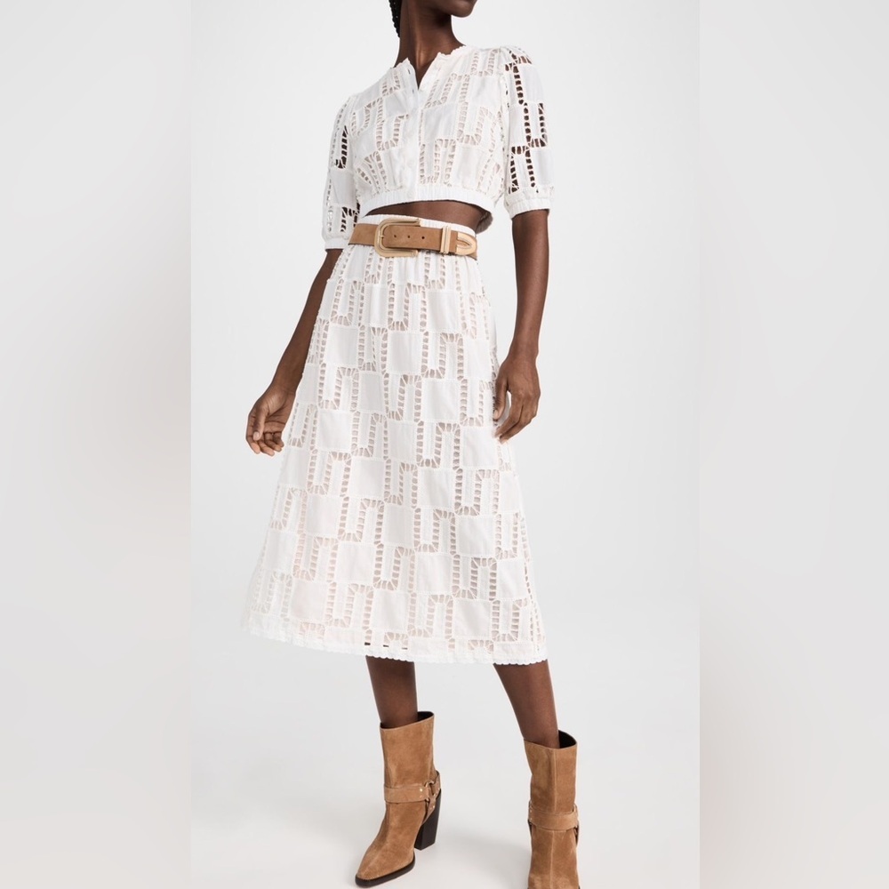ba&sh Anira Midi Skirt Size M